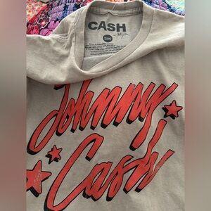Johnny Cash short sleeved tshirt 
Back reads "Ring of Fire" 
BNWT